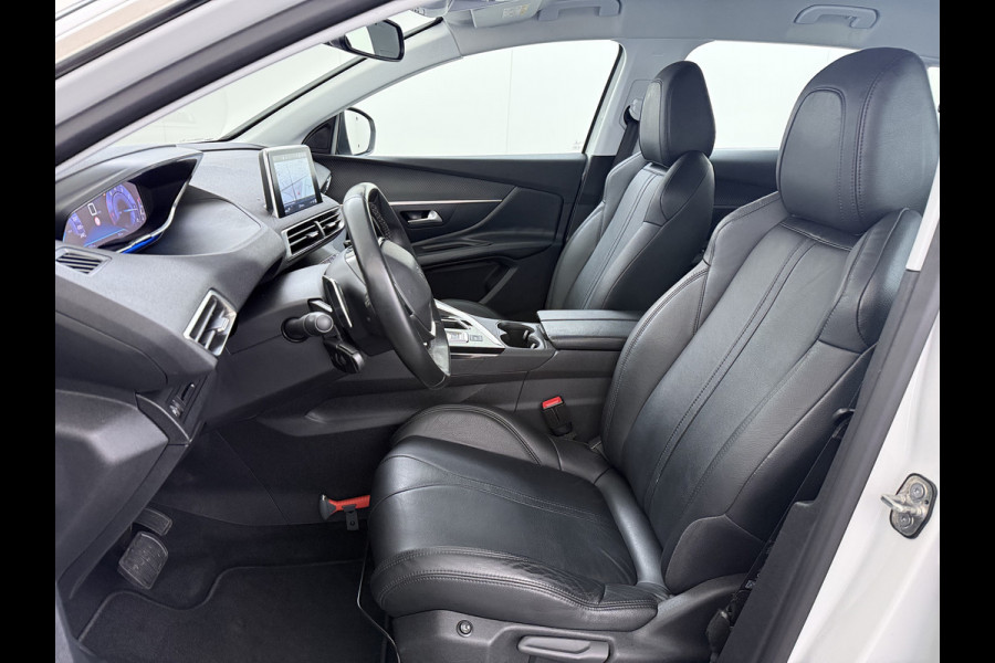 Peugeot 3008 1.2T 131PK Automaat Leder Adap.Cruise Stoelverwarming Navi Ecc Apple Carplay Android Auto Blue Executive Pdc Lmv 17" Led Isofix DAB Bluetooth Dealeronderhouden Origineel Nederlandse Auto
