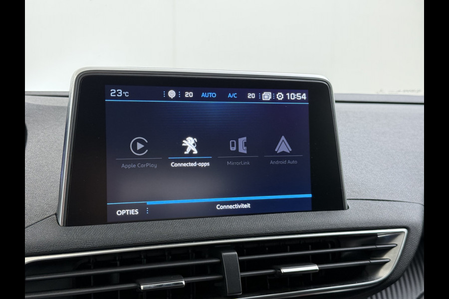 Peugeot 3008 1.2T 131PK Automaat Leder Adap.Cruise Stoelverwarming Navi Ecc Apple Carplay Android Auto Blue Executive Pdc Lmv 17" Led Isofix DAB Bluetooth Dealeronderhouden Origineel Nederlandse Auto