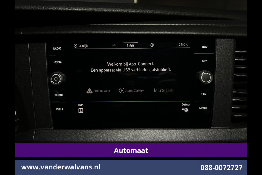 Volkswagen Transporter 2.0 TDI 150pk Automaat L1H1 Inrichting Euro6 Airco | Navigatie | Apple Carplay | Cruisecontrol Android Auto, Parkeersensoren, Achterklep