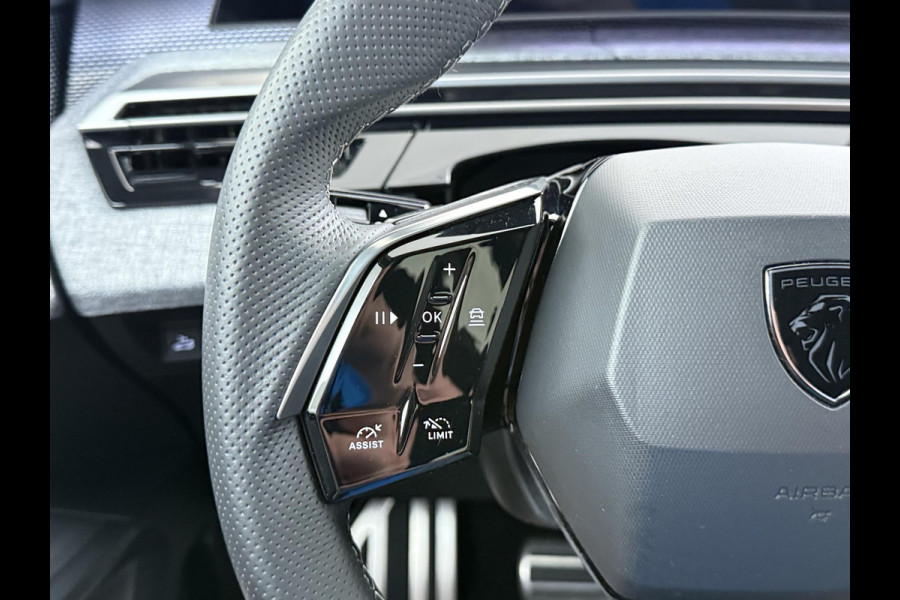 Peugeot E-5008 GT 73 kWh SOH 95%| 7 PERSOONS | COMPLEET UITGEVOERD| STOEL VENTILATIE |WARMTEPOMP| ADAPTIEVE CRUISE CONTROL | 360° CAMERA | ACHTERBANK VERWARMD |STOEL+ STUURVERWARMING| MEMORY STOEL MET MASSAGE| DODE HOEK SENSOR| ELEKTRISCHE ACHTERKLEP