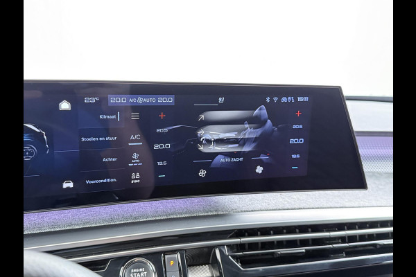 Peugeot E-5008 GT 73 kWh SOH 95%| 7 PERSOONS | COMPLEET UITGEVOERD| STOEL VENTILATIE |WARMTEPOMP| ADAPTIEVE CRUISE CONTROL | 360° CAMERA | ACHTERBANK VERWARMD |STOEL+ STUURVERWARMING| MEMORY STOEL MET MASSAGE| DODE HOEK SENSOR| ELEKTRISCHE ACHTERKLEP