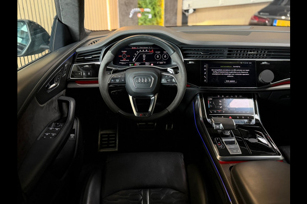 Audi RSQ8 4.0 TFSI RS Q8 quattro PANO|CARBON|KERAMISCH|B&O|MASSAGE|SOFTCLOSE|360CAM|MEMORY|KEYLESS|DEALER ONDERHOUDEN|600PK|BOMVOL