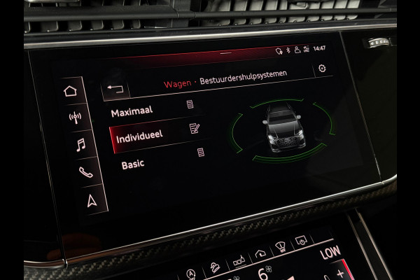 Audi RSQ8 4.0 TFSI RS Q8 quattro PANO|CARBON|KERAMISCH|B&O|MASSAGE|SOFTCLOSE|360CAM|MEMORY|KEYLESS|DEALER ONDERHOUDEN|600PK|BOMVOL