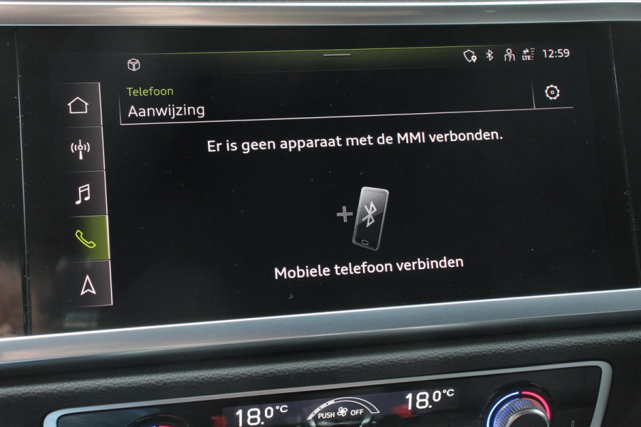 Audi Q3 Sportback 35 TFSI 150pk S-tronic Prestige Navigatie Apple Carplay/Android Auto Parkeersensoren Adaptieve Cruise Control Stoelverwarming Ledverlichting Virtual Cockpit Climate Control