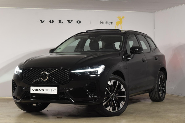 Volvo XC60 T6 350PK Plug-in hybrid AWD Ultra Dark / Adaptieve Cruise control / Head-up Display / Elektrisch glazen panorama-dak / Elektrische stoelen met geheugen / Stuurverwarming / Stoelverwarming v+a / 360 Camera / Harman Kardon / Semi-elektrisch inklapbare trekhaak