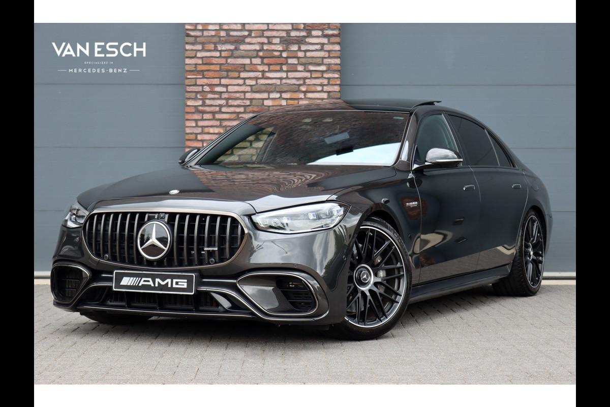 Mercedes-Benz S-Klasse AMG 63 S E Performance | 802pk | Carbon | Achterasbesturing | Chauffeurspakket | Distronic+ | Entertainment Achter | 3D-Display | Burmester 4D High-End | Massage | Nekverwarming |