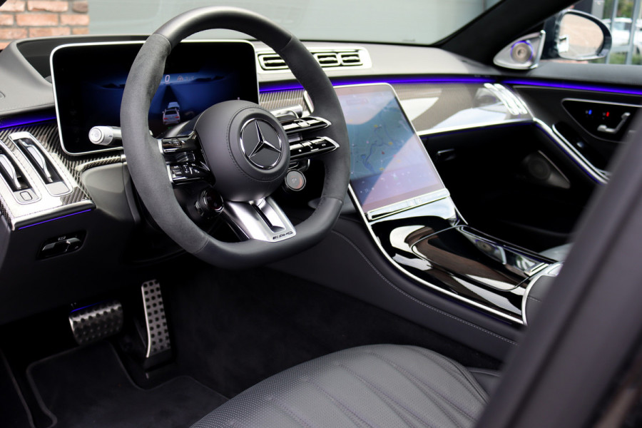 Mercedes-Benz S-Klasse AMG 63 S E Performance | 802pk | Carbon | Achterasbesturing | Chauffeurspakket | Distronic+ | Entertainment Achter | 3D-Display | Burmester 4D High-End | Massage | Nekverwarming |