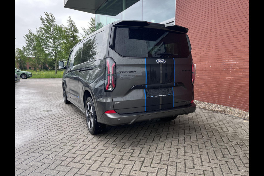 Ford Transit Custom 320 2.5 PHEV L2H1 Sport DC | SCI | 233pk Incl BTW en BPM | Dubbele Cabine | Stoelverwarming | Achteruitrijcamera | Achterklep