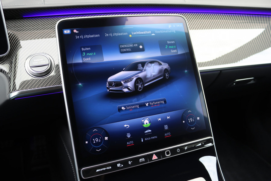 Mercedes-Benz S-Klasse AMG 63 S E Performance | 802pk | Carbon | Achterasbesturing | Chauffeurspakket | Distronic+ | Entertainment Achter | 3D-Display | Burmester 4D High-End | Massage | Nekverwarming |