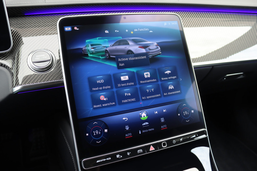 Mercedes-Benz S-Klasse AMG 63 S E Performance | 802pk | Carbon | Achterasbesturing | Chauffeurspakket | Distronic+ | Entertainment Achter | 3D-Display | Burmester 4D High-End | Massage | Nekverwarming |
