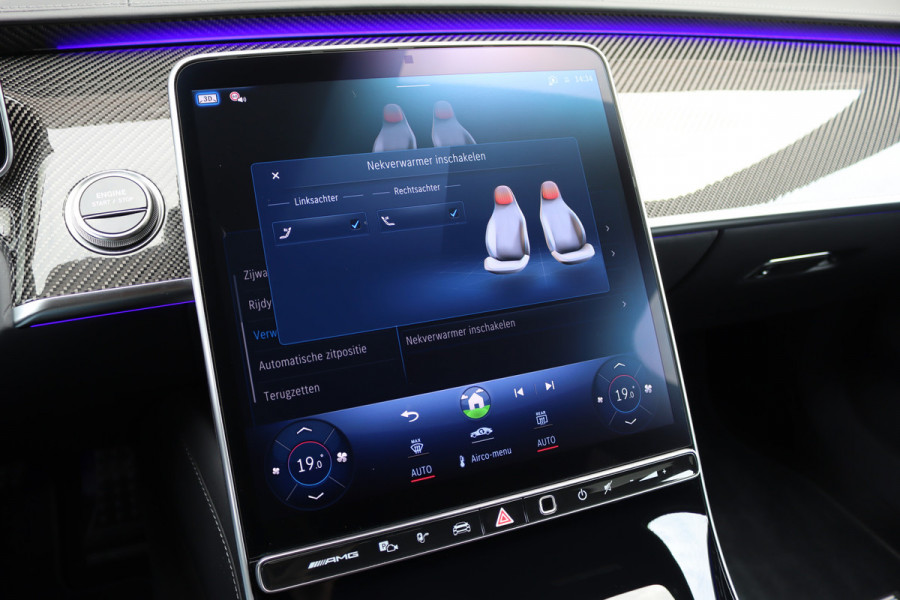 Mercedes-Benz S-Klasse AMG 63 S E Performance | 802pk | Carbon | Achterasbesturing | Chauffeurspakket | Distronic+ | Entertainment Achter | 3D-Display | Burmester 4D High-End | Massage | Nekverwarming |