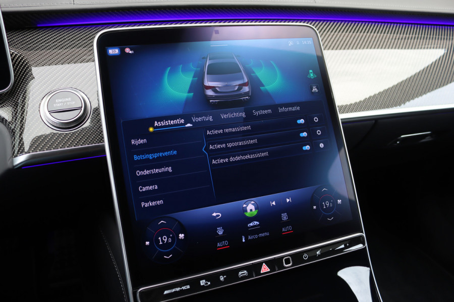 Mercedes-Benz S-Klasse AMG 63 S E Performance | 802pk | Carbon | Achterasbesturing | Chauffeurspakket | Distronic+ | Entertainment Achter | 3D-Display | Burmester 4D High-End | Massage | Nekverwarming |