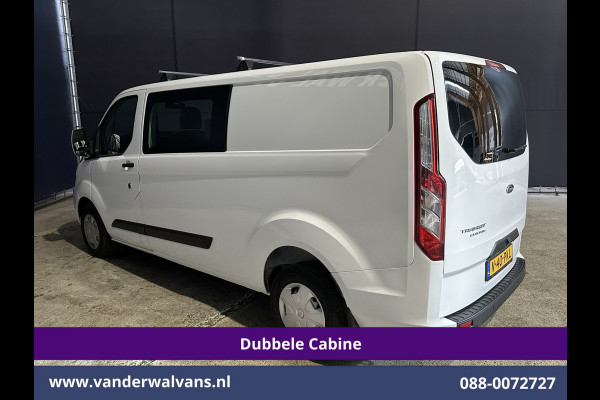 Ford Transit Custom 2.0 TDCI 131pk L2H1 Dubbele Cabine Inrichting Euro6 Airco | 5-Zits | Camera | Cruisecontrol | LED Parkeersensoren, Stoelverwarming, Achterklep, Dakdragers, 2800kg trekvermogen