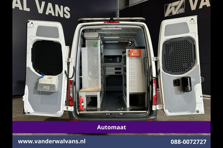 Mercedes-Benz Sprinter 317 CDI 170pk 9G-Tronic Automaat 3500kg Trekhaak L2H2 Inrichting Euro6 Airco | Laadklep | Camera | Apple Carplay Android Auto, Cruisecontrol, Parkeerensoren