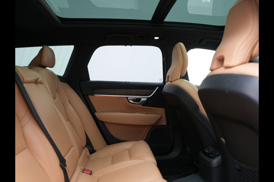 Volvo V90 T8 AWD Plus Bright LONG RANGE PHEV 455pk Dealer O.H. | Trekhaak Af Fabriek | Panodak | Adaptive Cruise | 360 Camera | Harman / Kardon | Lederen Sportstoelen Ventilatie & Memory | Stoelen & Stuur Verwarmd | Keyless | Blis | Google Assistent | SCHADE!!