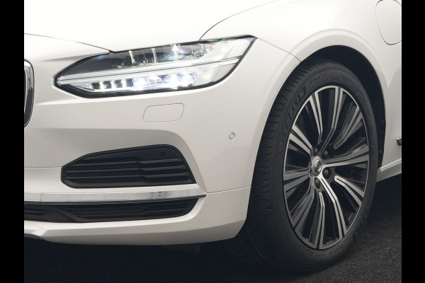 Volvo V90 T8 AWD Plus Bright LONG RANGE PHEV 455pk Dealer O.H. | Trekhaak Af Fabriek | Panodak | Adaptive Cruise | 360 Camera | Harman / Kardon | Lederen Sportstoelen Ventilatie & Memory | Stoelen & Stuur Verwarmd | Keyless | Blis | Google Assistent | SCHADE!!