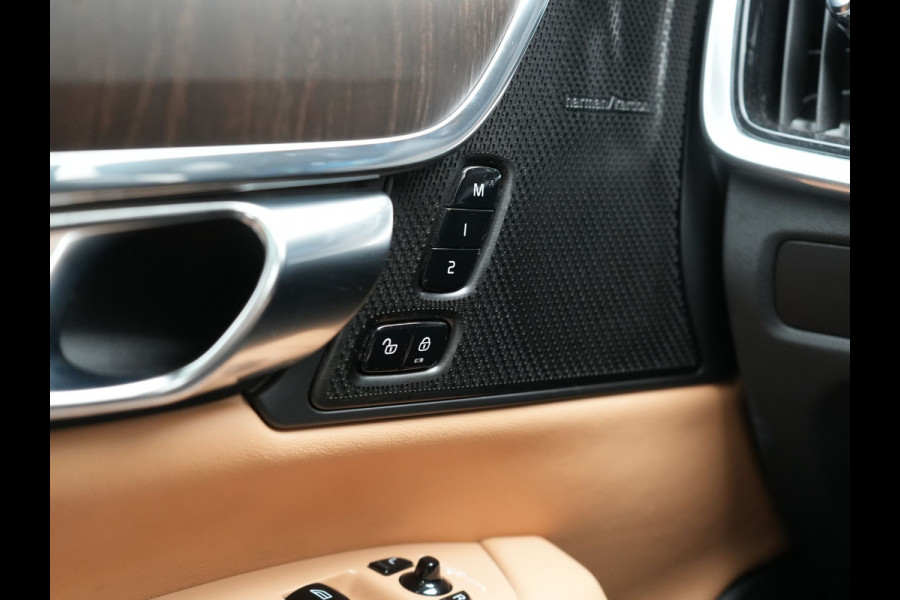 Volvo V90 T8 AWD Plus Bright LONG RANGE PHEV 455pk Dealer O.H. | Trekhaak Af Fabriek | Panodak | Adaptive Cruise | 360 Camera | Harman / Kardon | Lederen Sportstoelen Ventilatie & Memory | Stoelen & Stuur Verwarmd | Keyless | Blis | Google Assistent | SCHADE!!