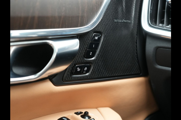 Volvo V90 T8 AWD Plus Bright LONG RANGE PHEV 455pk Dealer O.H. | Trekhaak Af Fabriek | Panodak | Adaptive Cruise | 360 Camera | Harman / Kardon | Lederen Sportstoelen Ventilatie & Memory | Stoelen & Stuur Verwarmd | Keyless | Blis | Google Assistent | SCHADE!!