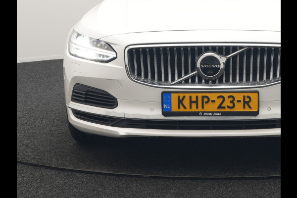 Volvo V90 T8 AWD Plus Bright LONG RANGE PHEV 455pk Dealer O.H. | Trekhaak Af Fabriek | Panodak | Adaptive Cruise | 360 Camera | Harman / Kardon | Lederen Sportstoelen Ventilatie & Memory | Stoelen & Stuur Verwarmd | Keyless | Blis | Google Assistent | SCHADE!!