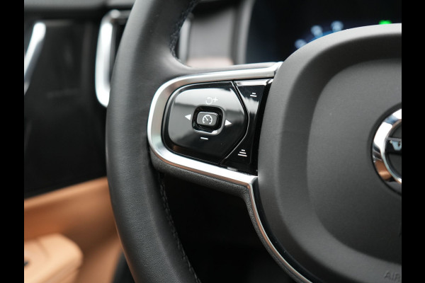 Volvo V90 T8 AWD Plus Bright LONG RANGE PHEV 455pk Dealer O.H. | Trekhaak Af Fabriek | Panodak | Adaptive Cruise | 360 Camera | Harman / Kardon | Lederen Sportstoelen Ventilatie & Memory | Stoelen & Stuur Verwarmd | Keyless | Blis | Google Assistent | SCHADE!!