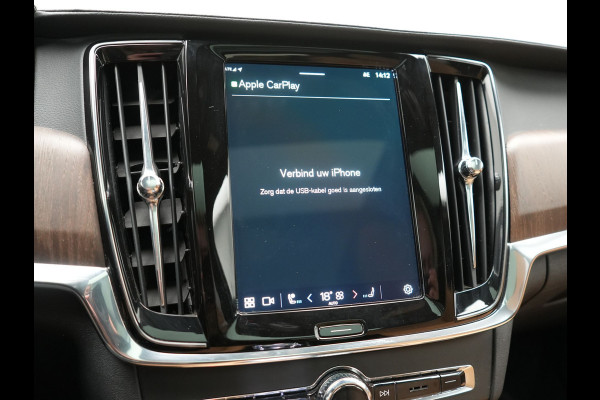 Volvo V90 T8 AWD Plus Bright LONG RANGE PHEV 455pk Dealer O.H. | Trekhaak Af Fabriek | Panodak | Adaptive Cruise | 360 Camera | Harman / Kardon | Lederen Sportstoelen Ventilatie & Memory | Stoelen & Stuur Verwarmd | Keyless | Blis | Google Assistent | SCHADE!!