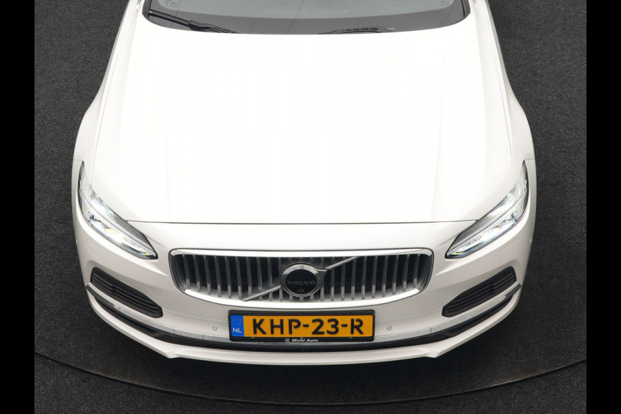 Volvo V90 T8 AWD Plus Bright LONG RANGE PHEV 455pk Dealer O.H. | Trekhaak Af Fabriek | Panodak | Adaptive Cruise | 360 Camera | Harman / Kardon | Lederen Sportstoelen Ventilatie & Memory | Stoelen & Stuur Verwarmd | Keyless | Blis | Google Assistent | SCHADE!!