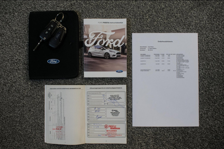 Ford Fiesta 1.1 Sport Edition NL-auto [ Carplay Cruise Control Parkeersensoren LM Velgen Spoiler Airco DAB