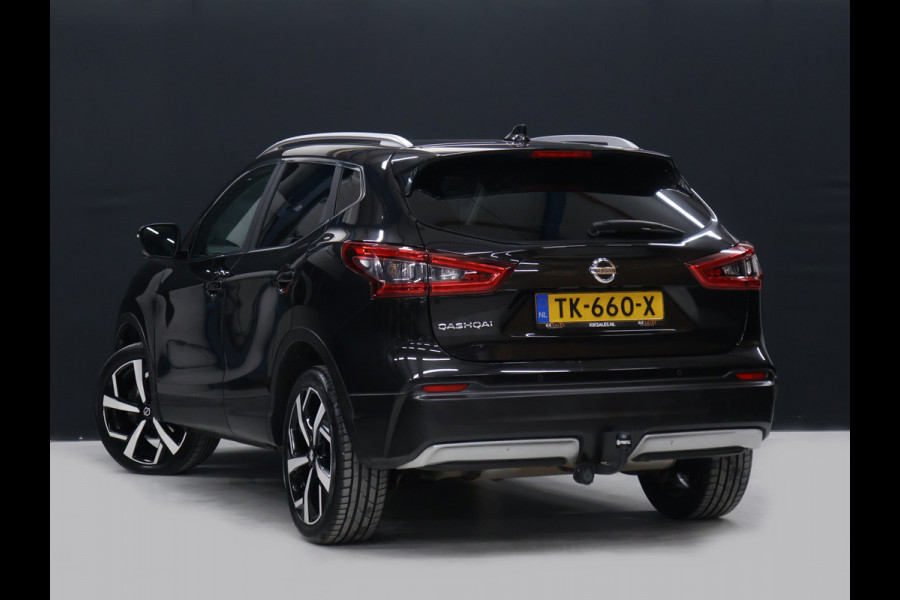 Nissan QASHQAI 1.2 Tekna [TREKHAAK, 360° CAMERA, PDC, CRUISE, STOELVERWARMING, ELEKTRISCH VERSTELBARE STOELEN, BLUETOOTH, LANE ASSIST, NAVIGATIE, NIEUWSTAAT]