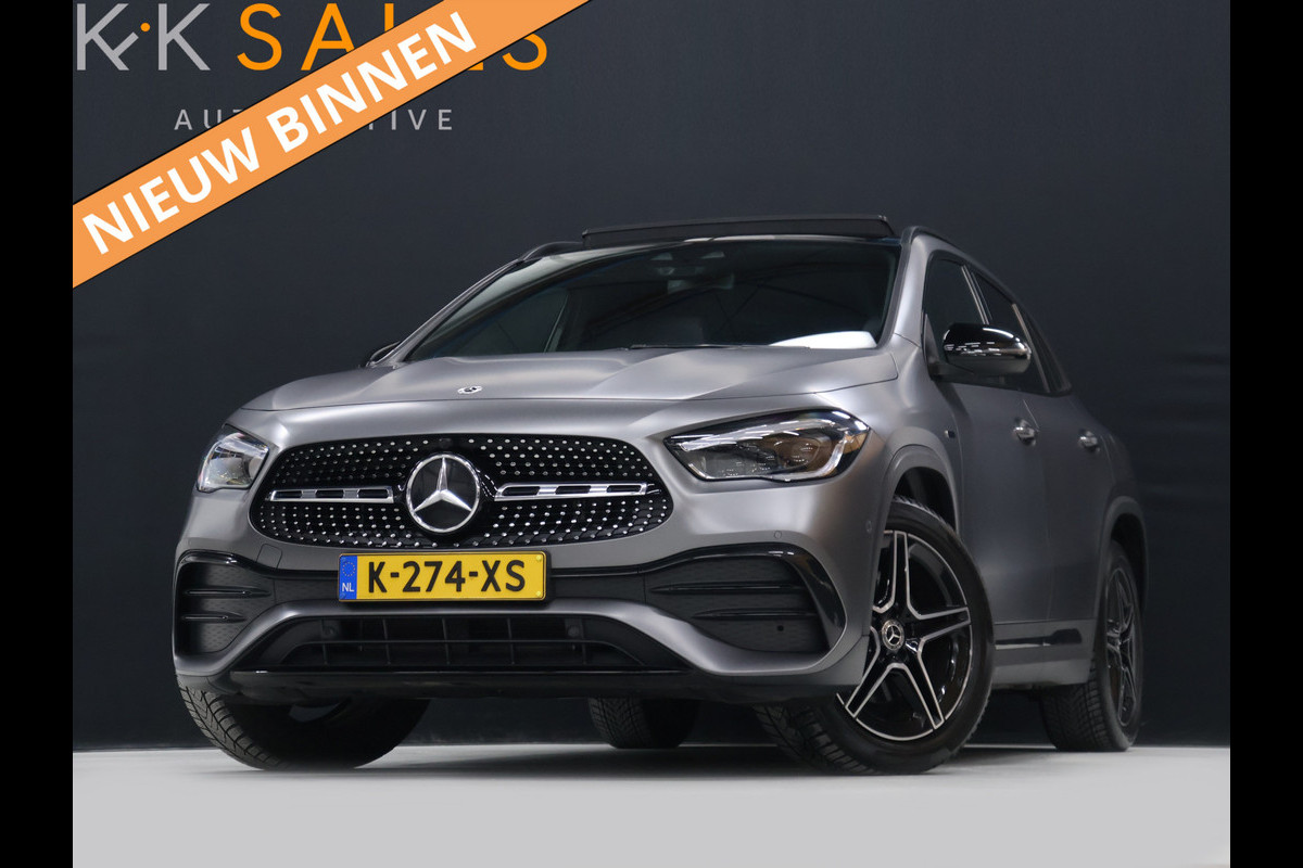 Mercedes-Benz GLA 250 e AMG Business Solution [SCHUIFKANTELDAK, TREKHAAK, CAMERA, PDC, CRUISE, STOELVERWARMING, DIGITAL DASH, ELEKTRISCH VERSTELBARE STOELEN, ELEKTISCHE ACHTERKLEP, NIEUWSTAAT]