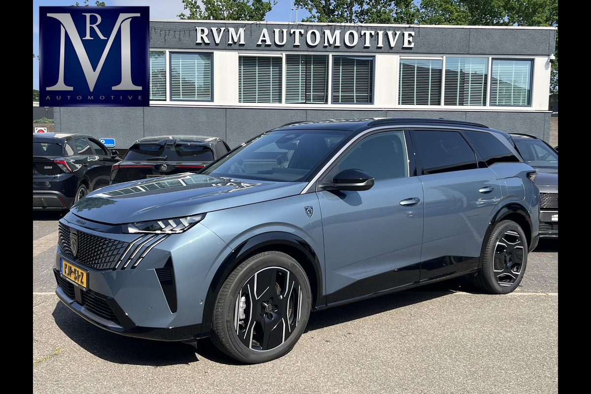 Peugeot E-5008 GT 73 kWh SOH 94%| 7 PERSOONS | COMPLEET UITGEVOERD| STOEL VENTILATIE |WARMTEPOMP| ADAPTIEVE CRUISE CONTROL | 360° CAMERA | ACHTERBANK VERWARMD |STOEL+ STUURVERWARMING| MEMORY STOEL MET MASSAGE| DODE HOEK SENSOR| ELEKTRISCHE ACHTERKLEP