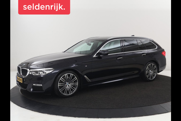 BMW 5 Serie 520i M Sport | Head-Up | Leder | Stoelverwarming | Camera | Sportstoelen | Park Assist | Carplay | Sfeerverlichting | Navigatie | Cruise control | Memory | Climate control | 19'' | Bluetooth