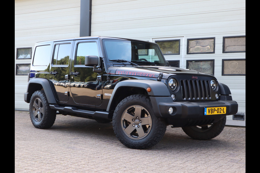 Jeep Wrangler 2.8 CRD 200pk Euro 6 Rubicon Recon - Grijs kenteken - LED - Trekhaak - Airco
