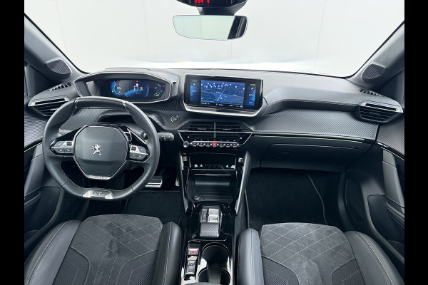 Peugeot e-208 EV GT 350 50kWh Soh 94% Panoramadak Adap.Cruise Stoelverwarming 3D-Navi 360°Camera Ecc Android Auto Apple Carplay Pdc Lmv Privacy Glas Led DAB Bluetooth Regen-Lichtsensor DAB+ Dealeronderhouden