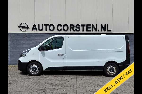 Renault Trafic 1.6 dCi 126PK T29 L2H1 3-Persoons Euro 6 Trekhaak Airco Navi Cruise Control Bluetooth Pdc Comfort Energy Betonplex vloer Wandbetimmering Schuifdeur Achterdeuren Origineel Nederlandse Auto