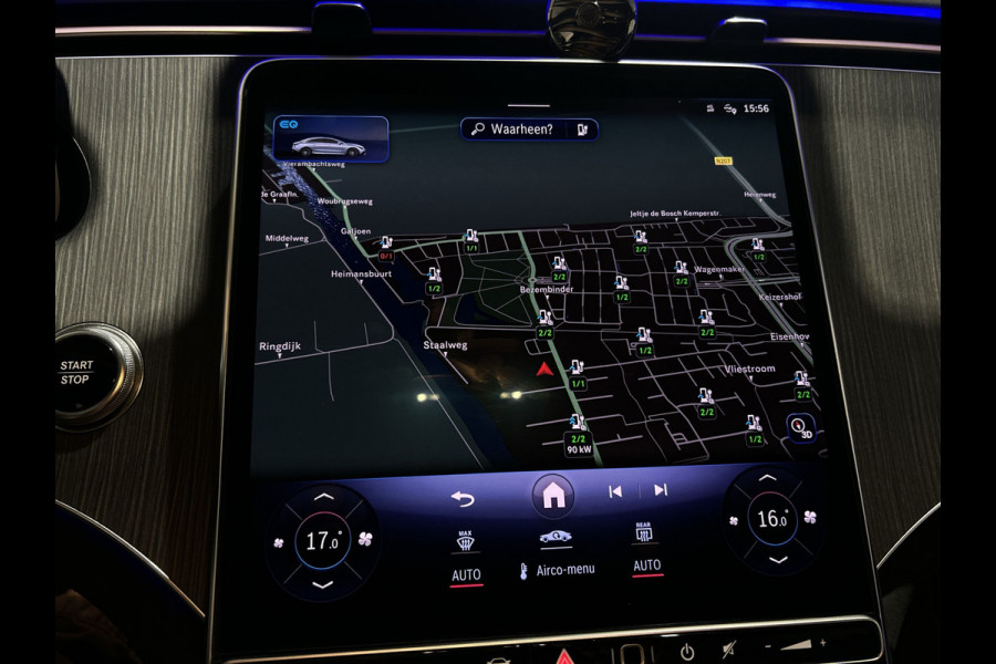 Mercedes-Benz EQE 350 4Matic AMG Line 89 kWh Distronic, Nightpakket, KeylGo Soh (batterijcheck) Waarde 98,4 %