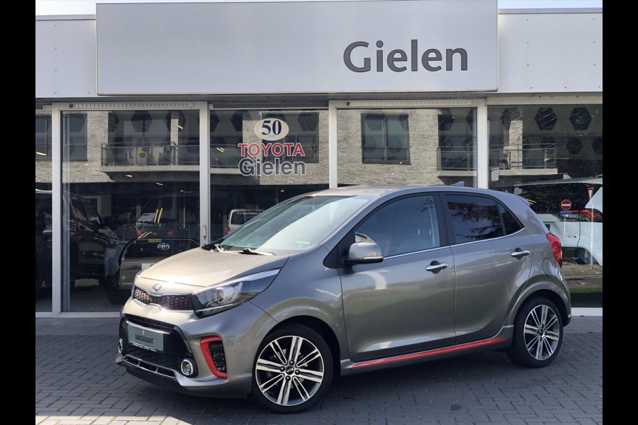 Kia Picanto 1.2 CVVT 5-zits GT-Line | Leer, Apple CarPlay/Android Auto, Navigatie, Lichtmetalen velgen, Climate control, Parkeercamera