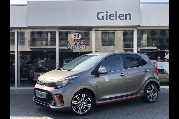 Kia Picanto 1.2 CVVT 5-zits GT-Line | Leer, Apple CarPlay/Android Auto, Navigatie, Lichtmetalen velgen, Climate control, Parkeercamera