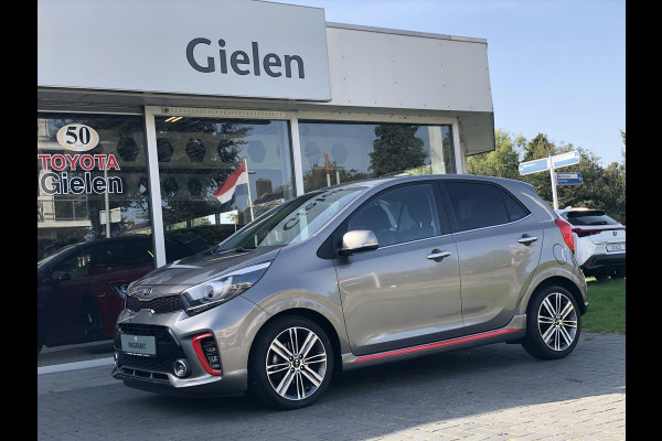 Kia Picanto 1.2 CVVT 5-zits GT-Line | Leer, Apple CarPlay/Android Auto, Navigatie, Lichtmetalen velgen, Climate control, Parkeercamera