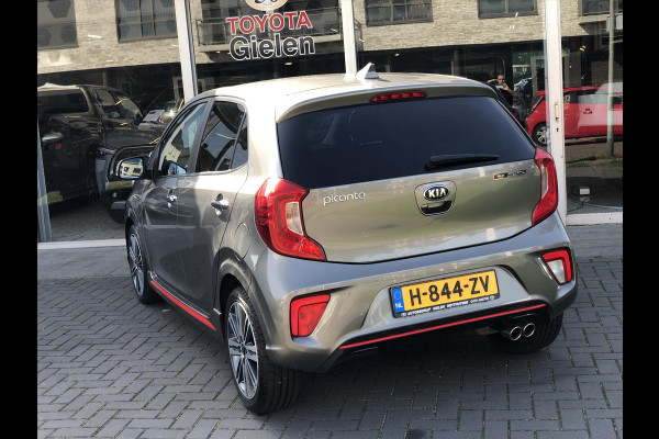 Kia Picanto 1.2 CVVT 5-zits GT-Line | Leer, Apple CarPlay/Android Auto, Navigatie, Lichtmetalen velgen, Climate control, Parkeercamera