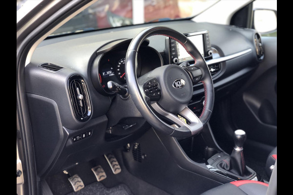 Kia Picanto 1.2 CVVT 5-zits GT-Line | Leer, Apple CarPlay/Android Auto, Navigatie, Lichtmetalen velgen, Climate control, Parkeercamera