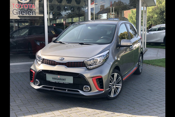 Kia Picanto 1.2 CVVT 5-zits GT-Line | Leer, Apple CarPlay/Android Auto, Navigatie, Lichtmetalen velgen, Climate control, Parkeercamera