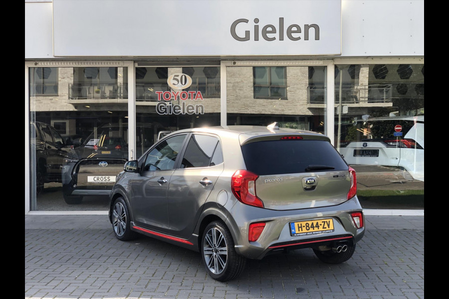 Kia Picanto 1.2 CVVT 5-zits GT-Line | Leer, Apple CarPlay/Android Auto, Navigatie, Lichtmetalen velgen, Climate control, Parkeercamera