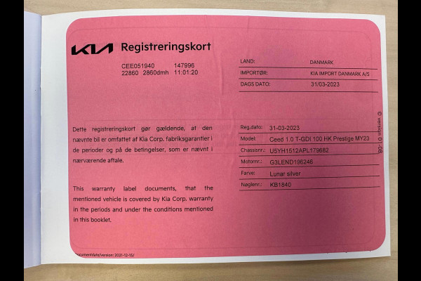 Kia Ceed 1.0 T-GDi DynamicLine|APPLE CARPLAY, ANDROID AUTO|STOEL-,STUURVERW|CAMERA|CRUISE,CLIMATE|1 EIGENAAR|INCLUSIEF BTW|NAP|