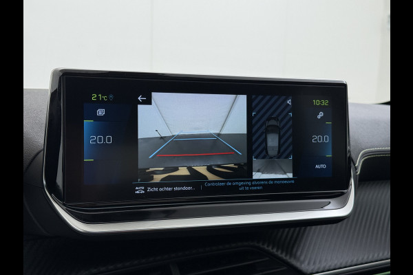 Peugeot e-208 EV GT 350 50kWh Soh 94% Panoramadak Adap.Cruise Stoelverwarming 3D-Navi 360°Camera Ecc Android Auto Apple Carplay Pdc Lmv Privacy Glas Led DAB Bluetooth Regen-Lichtsensor DAB+ Dealeronderhouden