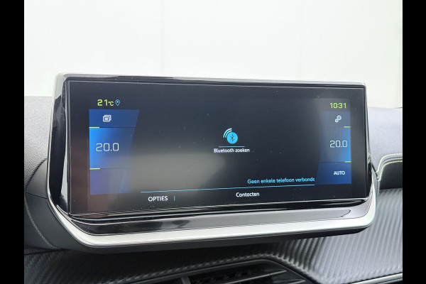 Peugeot e-208 EV GT 350 50kWh Soh 94% Panoramadak Adap.Cruise Stoelverwarming 3D-Navi 360°Camera Ecc Android Auto Apple Carplay Pdc Lmv Privacy Glas Led DAB Bluetooth Regen-Lichtsensor DAB+ Dealeronderhouden