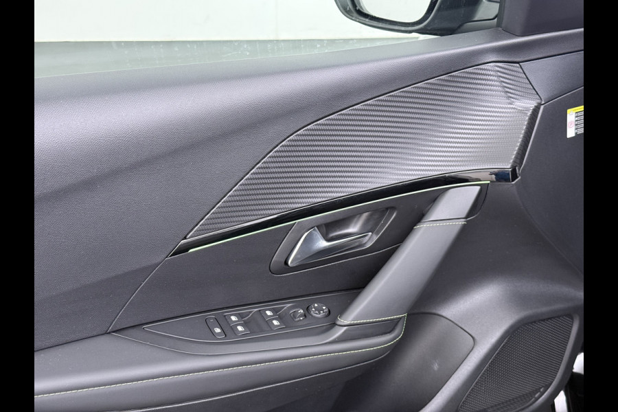 Peugeot e-208 EV GT 350 50kWh Soh 94% Panoramadak Adap.Cruise Stoelverwarming 3D-Navi 360°Camera Ecc Android Auto Apple Carplay Pdc Lmv Privacy Glas Led DAB Bluetooth Regen-Lichtsensor DAB+ Dealeronderhouden