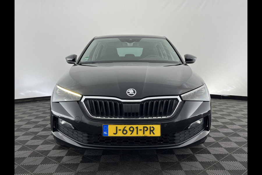 Škoda SCALA 1.0 TSI Business Edition (INCL.BTW) Aut. *FULL-LED | DIGI-COCKPIT | HEATED-COMFORTSEATS | CARPLAY | LANE-ASSIST | NAVI-FULLMAP | ECC | PDC | CRUISE | 18''ALU*