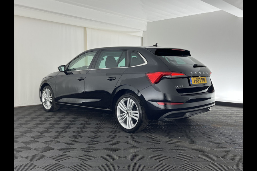 Škoda SCALA 1.0 TSI Business Edition (INCL.BTW) Aut. *FULL-LED | DIGI-COCKPIT | HEATED-COMFORTSEATS | CARPLAY | LANE-ASSIST | NAVI-FULLMAP | ECC | PDC | CRUISE | 18''ALU*