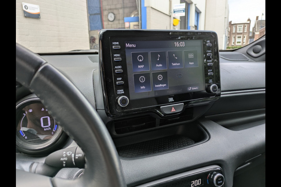 Toyota Yaris 1.5 Hybrid Executive|Head-Up|JBL|Sportstoelen|Blindspot|LED|Keyless-Entry/Go|Stoelverw.|Adaptive-Cruise|Mat-Grijs