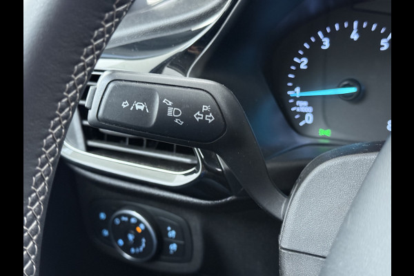 Ford Fiesta 1.0T 126PK Titanium Apple Carplay Android Navi LM Airco Stoelverwarming Apps Voorruitverwarming Wifi Mistlampen Chroompack TCS Led Lmv Lane Assist Isofix TCS EAB Hill-Start-Assist Ford-Pass-Connect LED